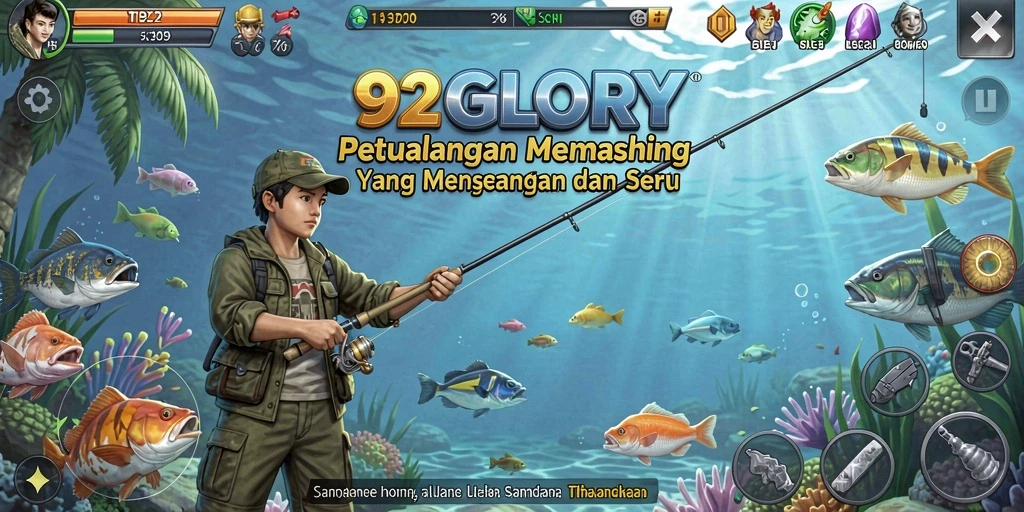 Tangkapan ikan terbesar di 92GLORY selama sesi memancing.