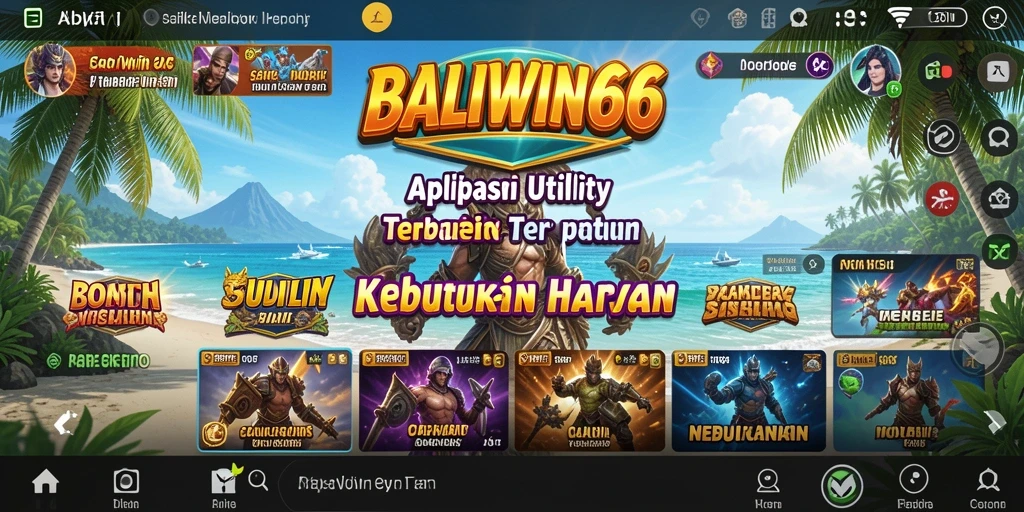 Tampilan antarmuka user-friendly BALIWIN66 yang memudahkan navigasi.