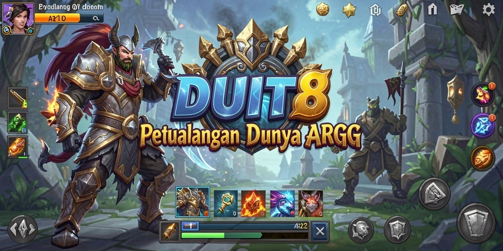 Tampilan seru dalam gameplay ARPG DUIT8 yang menampilkan aksi pertarungan.