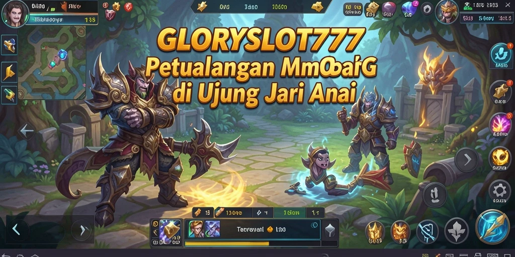 Tampilan menarik dari gameplay MMORPG GLORYSLOT777 yang penuh aksi.