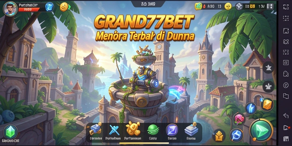 Tampilan gameplay Tower Defense yang seru dan strategis.