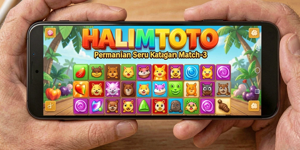 Tampilan gameplay HALIMTOTO yang seru dan mengasyikkan.