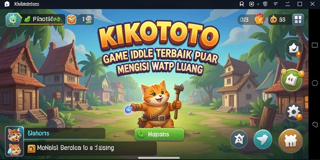 Tampilan gameplay KIKOTOTO yang menarik dan interaktif.