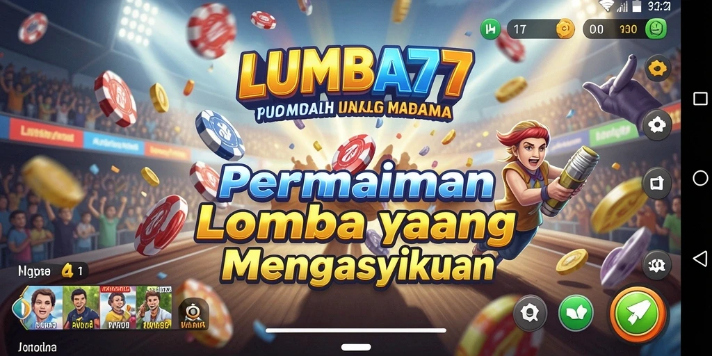 Tampilan gameplay LUMBA77 yang menegangkan dan mendebarkan.