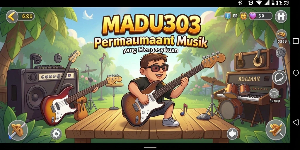 Tampilan gameplay MADU303 yang seru dan interaktif.