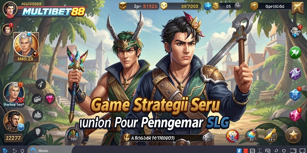 Screenshot gameplay MULTIBET88 menampilkan pertempuran strategis yang seru.