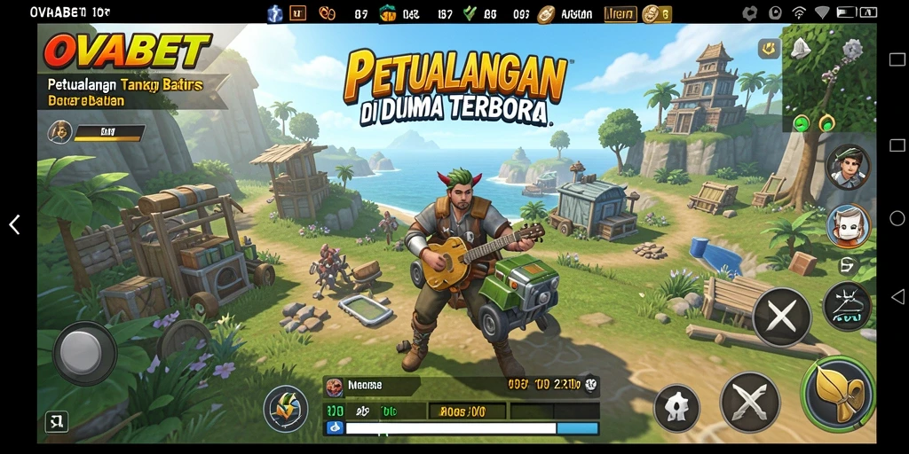 Gameplay OVABET yang menampilkan dunia terbuka yang luas dan penuh petualangan.