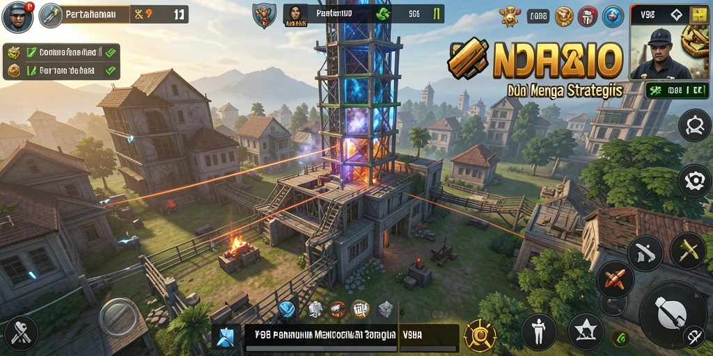 Gameplay menara pertahanan strategis yang menegangkan dan mendebarkan.