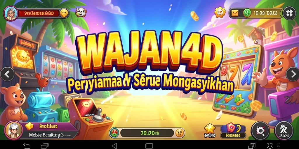Tampilan utama gameplay WAJAN4D yang penuh aksi dan seru.