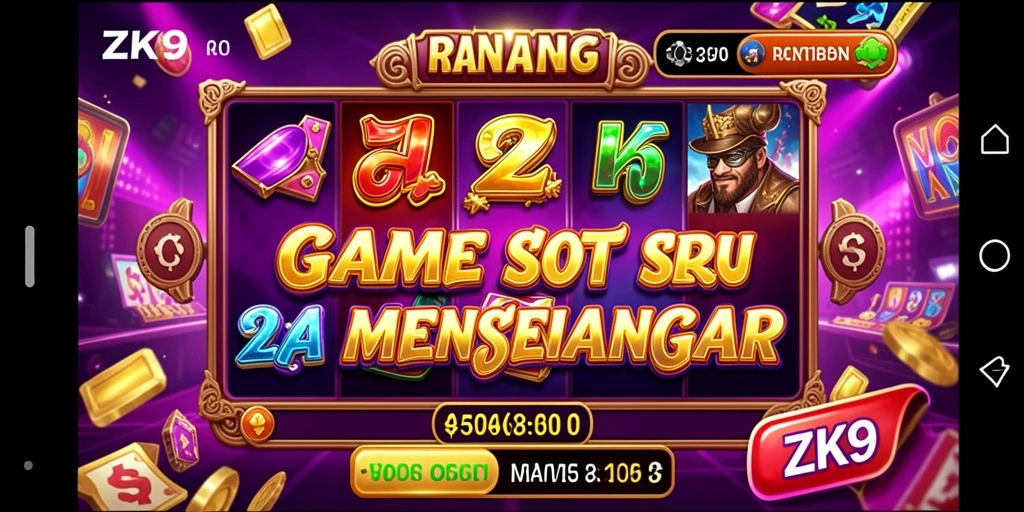 Screenshot gameplay ZK9 menampilkan momen seru saat bermain slot.